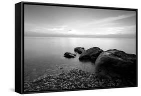 Rocks on Beach-PhotoINC-Framed Stretched Canvas