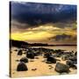 Rocks on Beach-null-Stretched Canvas