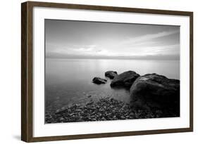 Rocks on Beach-PhotoINC-Framed Photographic Print