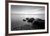 Rocks on Beach-PhotoINC-Framed Photographic Print