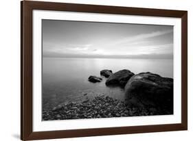 Rocks on Beach-PhotoINC-Framed Photographic Print