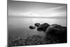 Rocks on Beach-PhotoINC-Mounted Photographic Print