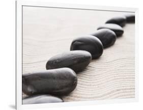 Rocks on sand-John Smith-Framed Photographic Print