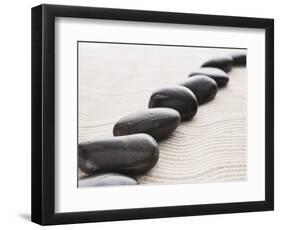 Rocks on sand-John Smith-Framed Photographic Print