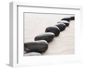 Rocks on sand-John Smith-Framed Photographic Print