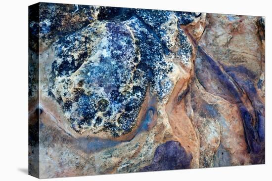 Rocks on Shore-Mark Sunderland-Stretched Canvas