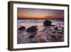 Rocks on Silky Water-Michael Blanchette-Framed Photographic Print