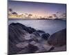 Rocks on the Anse Source d'Argent beach, La Digue Island, Seychelles-null-Mounted Art Print