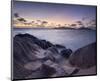 Rocks on the Anse Source d'Argent beach, La Digue Island, Seychelles-null-Mounted Art Print