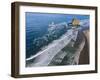 Rocks on the beach, Cannon Beach, Oregon, USA-Panoramic Images-Framed Photographic Print