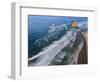 Rocks on the beach, Cannon Beach, Oregon, USA-Panoramic Images-Framed Photographic Print