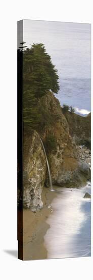 Rocks on the Beach, McWay Falls, Julia Pfeiffer Burns State Park, Monterey County, Big Sur, Cali...-null-Stretched Canvas