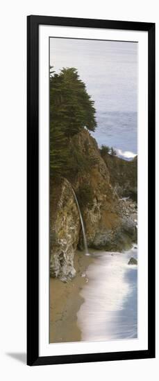 Rocks on the Beach, McWay Falls, Julia Pfeiffer Burns State Park, Monterey County, Big Sur, Cali...-null-Framed Photographic Print