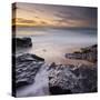 Rocks on the Beach, Ship Creek, West Coast, Tasman Sea, South Island, New Zealand-Rainer Mirau-Stretched Canvas
