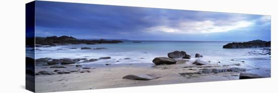 Rocks on the Beach, Stoke Beach, Newton Ferrers, South Devon, Devon, England-null-Stretched Canvas