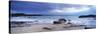 Rocks on the Beach, Stoke Beach, Newton Ferrers, South Devon, Devon, England-null-Stretched Canvas
