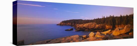 Rocks on the Coast, Acadia National Park, Maine, New England, USA-null-Stretched Canvas