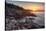 Rocks on the Coast at Sunrise, Little Hunters Beach, Acadia National Park, Maine, USA-null-Stretched Canvas