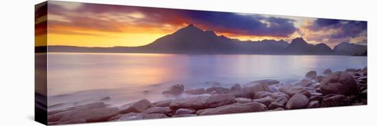 Rocks on the Coast, Elgol, Loch Scavaig, Isle of Skye, Scotland-null-Stretched Canvas