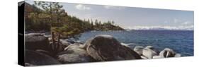 Rocks on the Coast, Lake Tahoe, California, USA-null-Stretched Canvas