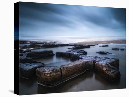 Rocks on the Seashore-Clive Nolan-Stretched Canvas