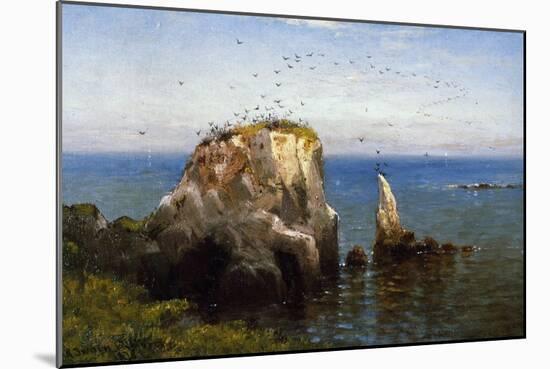 Rocks on the Sonoma Coast, California-Robert Swain Gifford-Mounted Giclee Print