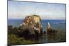 Rocks on the Sonoma Coast, California-Robert Swain Gifford-Mounted Giclee Print