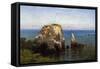 Rocks on the Sonoma Coast, California-Robert Swain Gifford-Framed Stretched Canvas