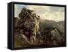 Rocks (Puerto De Pajares), Ca. 1874-Carlos de Haes-Framed Stretched Canvas