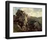 Rocks (Puerto De Pajares), Ca. 1874-Carlos de Haes-Framed Giclee Print