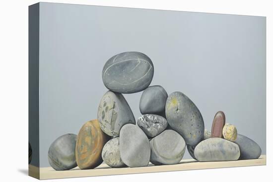 Rocks - Still Life-Kevork Cholakian-Stretched Canvas