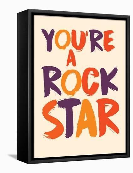 ROCKSTAR-null-Framed Stretched Canvas