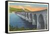 Rockville Bridge, Harrisburg, Pennsylvania-null-Framed Stretched Canvas