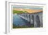 Rockville Bridge, Harrisburg, Pennsylvania-null-Framed Art Print