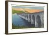 Rockville Bridge, Harrisburg, Pennsylvania-null-Framed Art Print