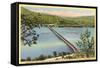 Rockville Bridge, Harrisburg-null-Framed Stretched Canvas