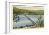 Rockville Bridge, Harrisburg-null-Framed Art Print