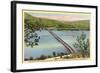 Rockville Bridge, Harrisburg-null-Framed Art Print