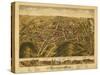 Rockville, Connecticut - Panoramic Map-Lantern Press-Stretched Canvas