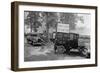 Rockville Fair Library Bookmobile Advertises the Need for a Library-null-Framed Art Print