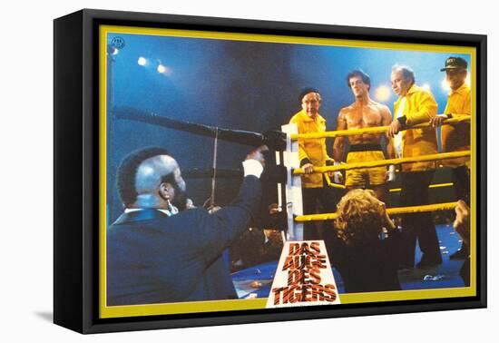 Rocky 3, German Movie Poster, 1982-null-Framed Stretched Canvas
