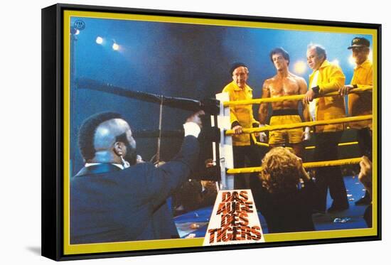 Rocky 3, German Movie Poster, 1982-null-Framed Stretched Canvas