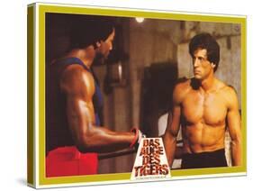Rocky 3, German Movie Poster, 1982-null-Stretched Canvas
