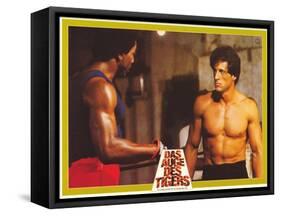 Rocky 3, German Movie Poster, 1982-null-Framed Stretched Canvas