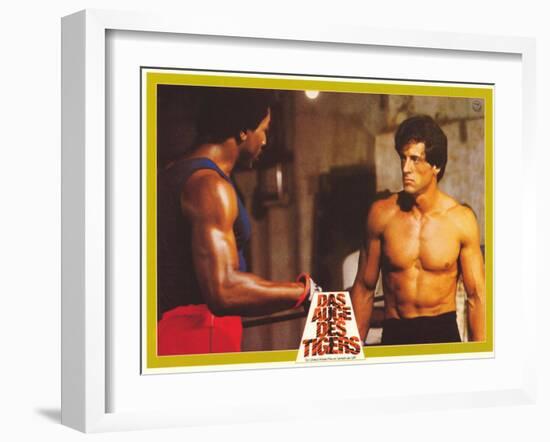 Rocky 3, German Movie Poster, 1982-null-Framed Art Print