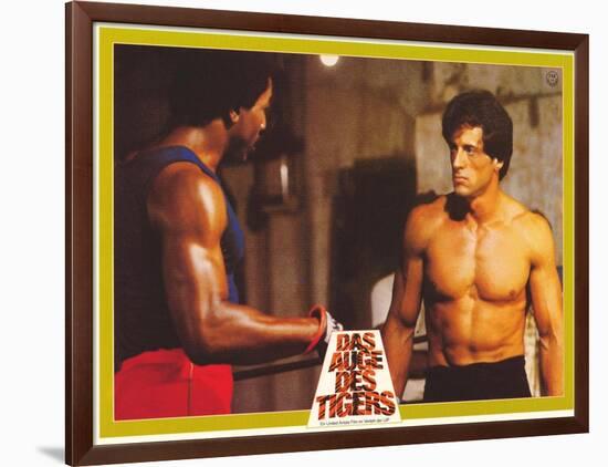 Rocky 3, German Movie Poster, 1982-null-Framed Art Print