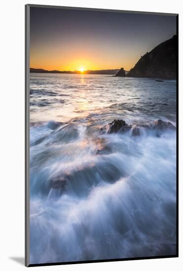 Rocky Bay at Sunrise, Tapeka Point, Russell, Bay of Islands, Northland Region-Matthew Williams-Ellis-Mounted Photographic Print