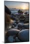 Rocky Beach at Porth Naven, Land's End,Cornwall, England-Paul Harris-Mounted Photographic Print