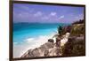 Rocky Beach Mayan Riviera Tulum Mexico-George Oze-Framed Photographic Print