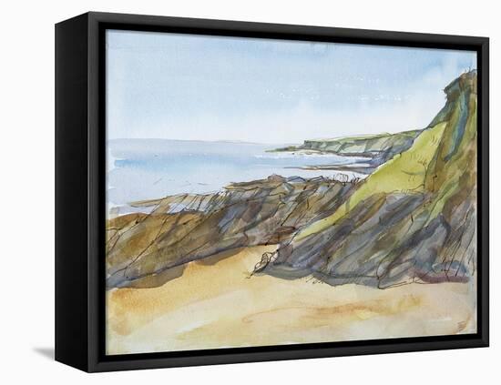 Rocky Beach on the Roseland-Erin Townsend-Framed Stretched Canvas